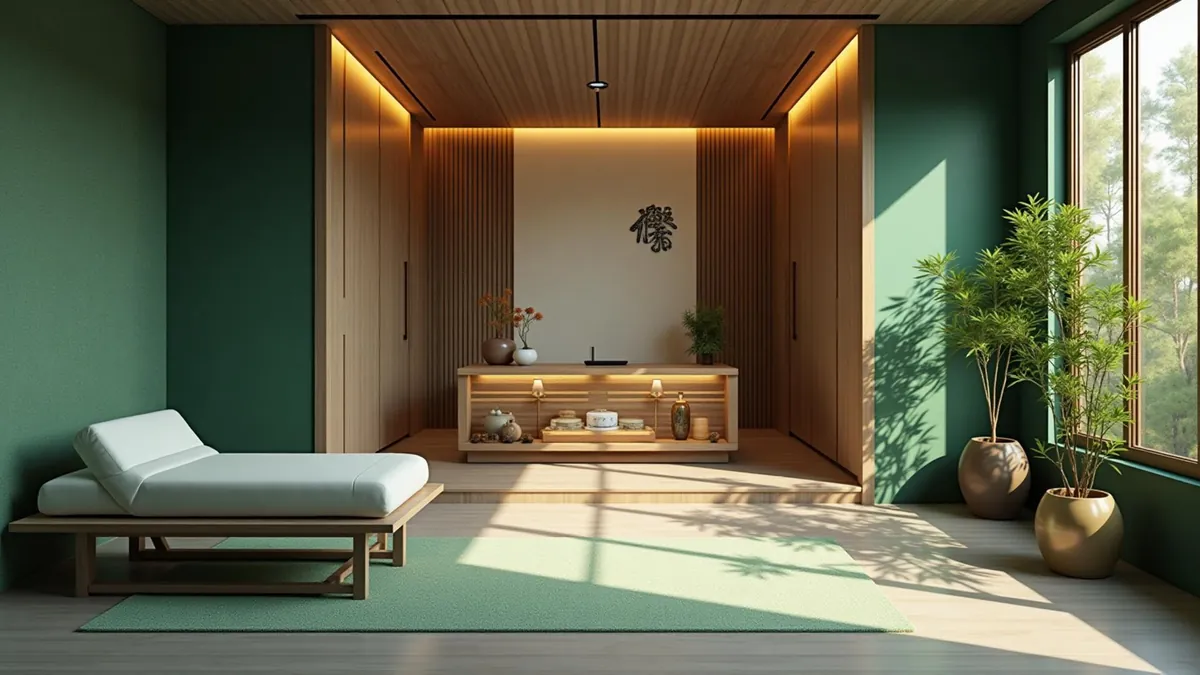 Relaxing spa suite at The Spring of Wild Lily in Lake Country, WI